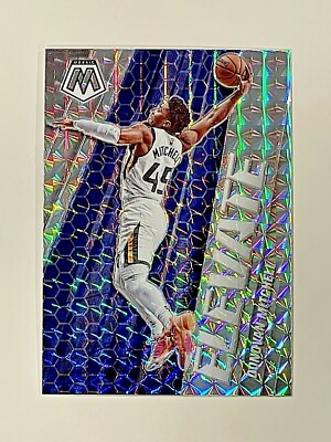 2020-21 PANINI MOSAIC DONOVAN MITCHELL GEM MINT ELEVATE SILVER PRIZM #24