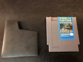 NES Nintendo CIB Wheel Of Fortune Family Edition Box Manual & Cart Boxed Game