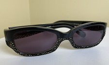 MORGENTHAL FREDERICS CLYDE COL 36 BLACK AUTHENTIC SUNGLASSES 49-19-135