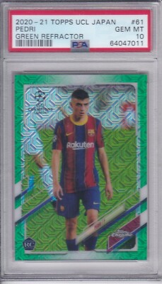 PSA10 TOPPS UEFA CHANPIONS LEAGUE JAPAN EDITION #61 GREEN