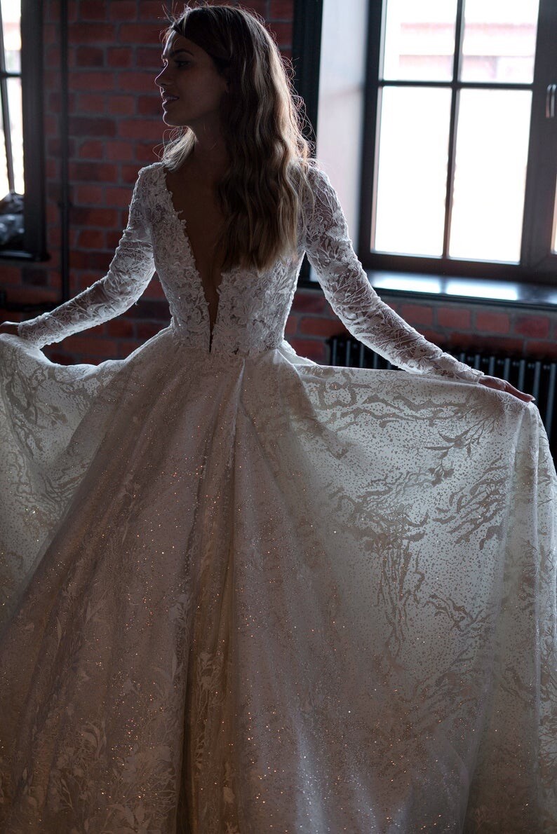 Olivia Bottega wedding dress, Never Work Custom Made