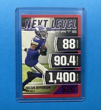2021 Score Next Level Stats Red Justin Jefferson Minnesota Vikings #NL23 🔥🔥🔥