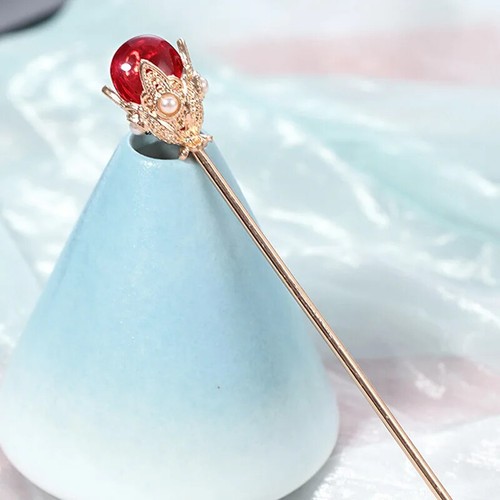 Retro Wedding Hair Accessories Bun Holder Cuff Vintage Hair Bun Cage Hairpin - Picture 5 of 12