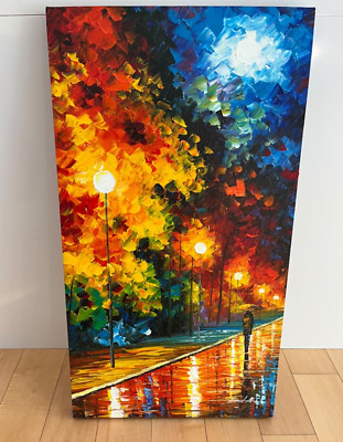 【F15号】good blue(FRANCOIS) oil painting Leonid Afremov 