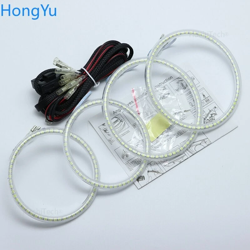 SMD LED Ojos de Ángel Kit Halo Anillo Faro Para Volkswagen VW Multivan T5 2003-09 Foto 2 de 4