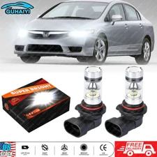 For Honda Accord Civic High Power 6000K 9005 9011 LED Daytime Running Lights DRL