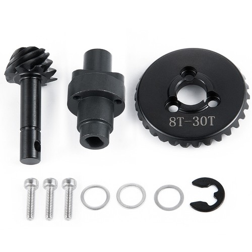 30T 8T Steel Helical Bevel Axle Gear for 1/10 Axial SCX10 II 90046 RC ...