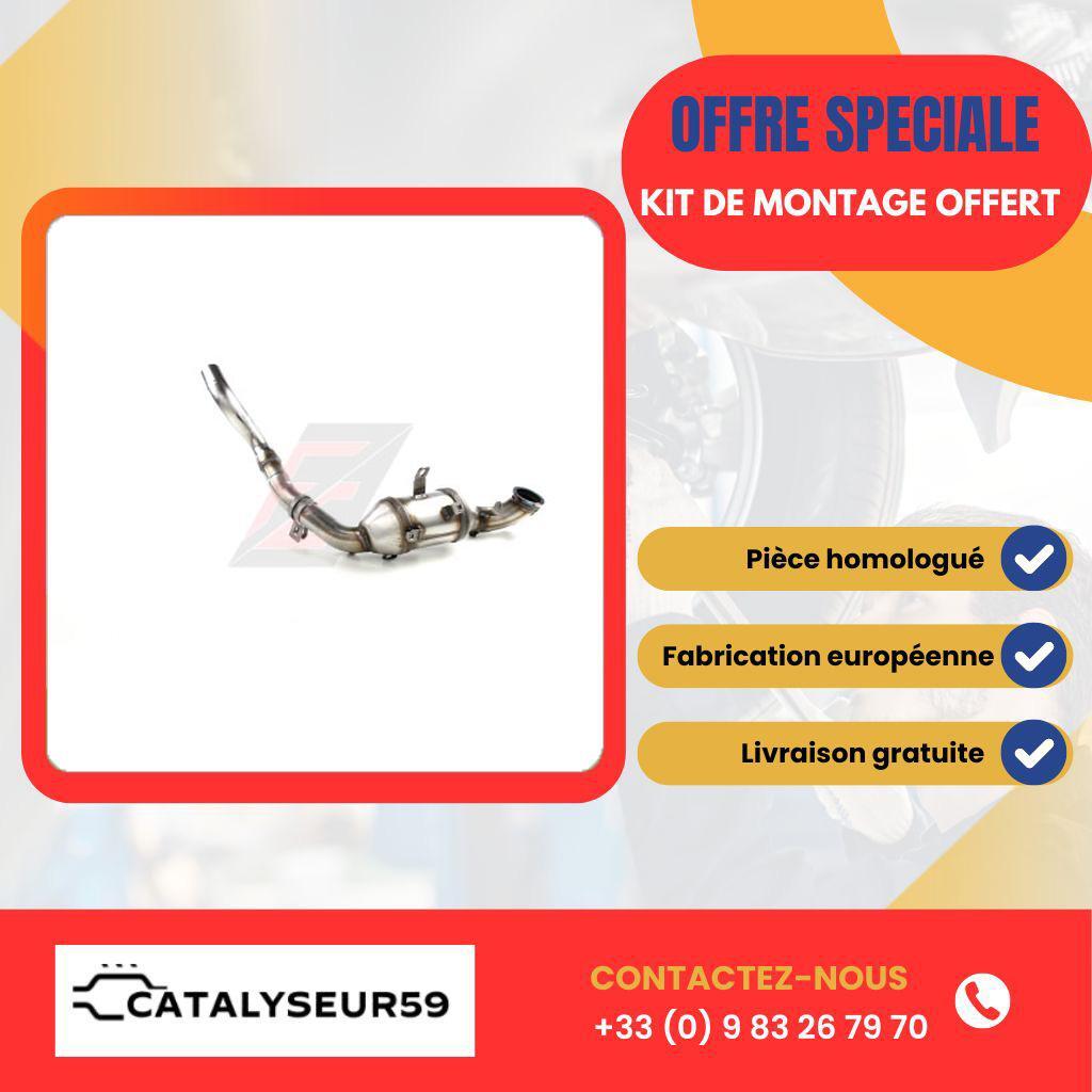 Catalyseur Fiat Panda 0.9 4x4 essence avec collecteur fonte pour moteur 312A2000