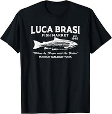 Luca Brasi Fish Market EST 1945 Fishing T-Shirt
