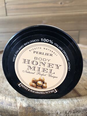 Perlier Honey Macadamia Nut Oil 100% Organic Honey Body Cream 6.7 oz