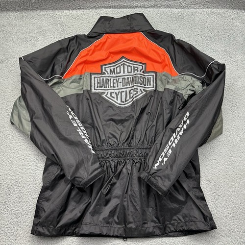 Harley-Davidson Motorcycles Mens Large 98337-15VM Full Speed Reflective Rainsuit - Picture 16 of 24