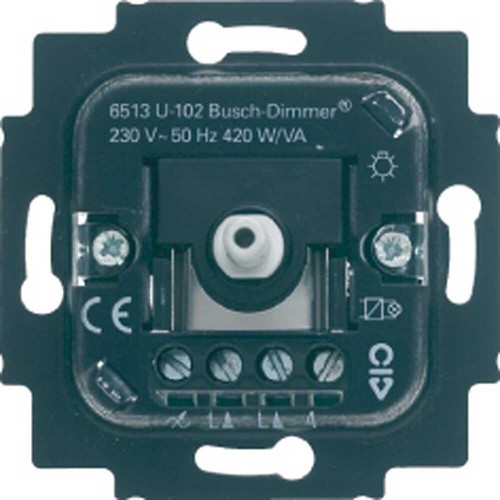 Busch Dimmer 6513 U 102 Led Geeignet Busch-Jaeger 6513 U-102 40-420W/VA Dimmer-Einsatz Neu (35