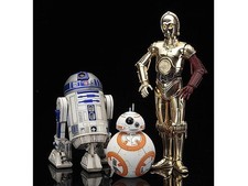 KOTOBUKIYA_Star Wars_C-3PO_R2-D2_BB-8 PVC Snap-Fit Pre-Painted Statues_New & MIB