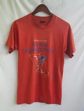 Vintage 80s 90s The Missouri Lions All Star Football Game T-Shirt Size S Faded