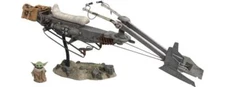 Star Wars The Mandalorian Swoop Bike and Grogu 1:6 Scale Hot Toys 908755