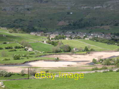 Photo 6x4 Recent course changes on the Swale. Grinton The stretch of rive c2007