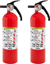 Multi Purpose Fire Extinguisher for Home, Office, Dorm, Residential, 1A10BC, 2 P