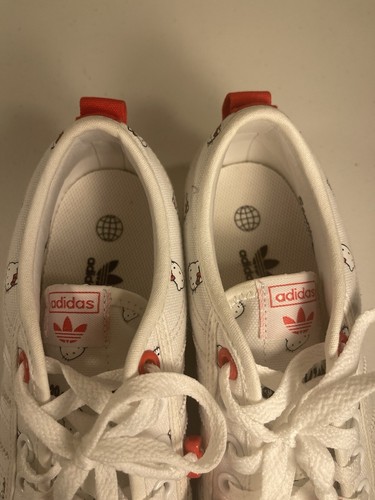 Adidas x Hello Kitty Nizza Damenschuhe weiß Plateau Größe 7 HQ6239 - Bild 4 von 6
