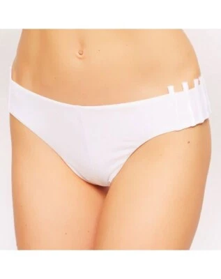 LA PERLA GRAPHIQUE COUTURE BAS DE BIKINI FR36-EU/DE34-UK 8-US 4-IT40 BLANC - Photo 1/2
