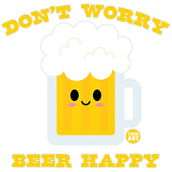 ALTRA T Shirt dalla S alla 2xl 3xl NON PREOCCUPARTI BIRRA felice bere divertente umorismo adulto