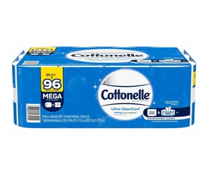 Cottonelle Ultra Clean Care Toilet Paper, 24 Mega Rolls ...