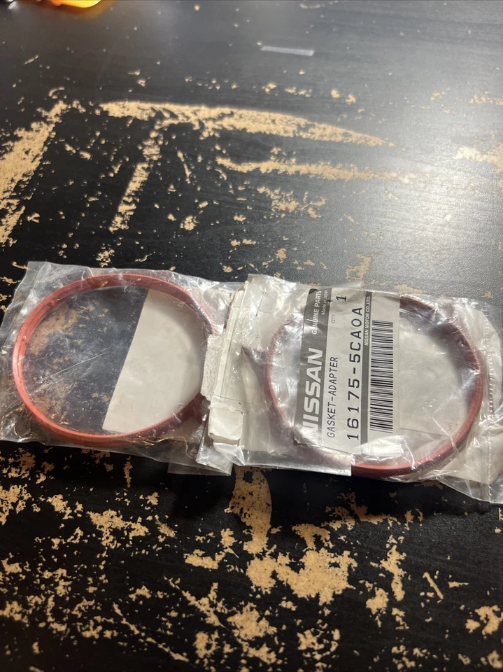 NUEVO OEM NISSAN INFINITI Juego de 2 juntas de carrocería del acelerador 161755CA0A Q50 Q60 VR30 Foto 4 de 4