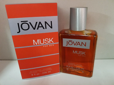 Jovan Musk by Coty For Men 8 FL Oz / 236 ML Aftershave Cologne Splash NIB