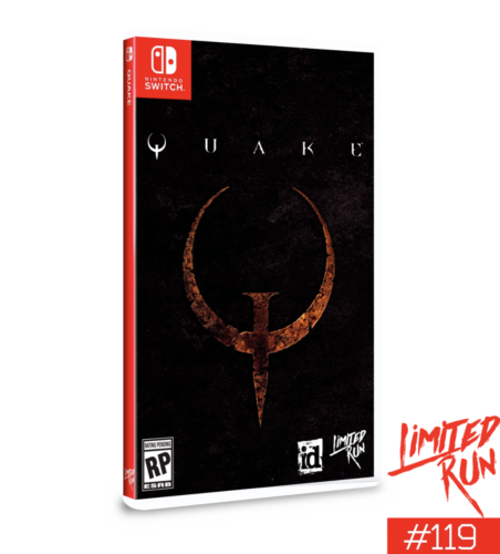 Quake + Trading Card Nintendo Switch Limited Run #119 Lrg Sellado de pre-venta