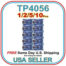 1-10PCS Type-C USB 5V 1A 18650 TP4056 Lithium Battery Charging Board Charger US