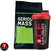 Optimum Nutrition Serious Mass Weight Gainer Instant Mass 5.45kg + Free Shaker Optimum Nutrition Serious Mass Weight Gainer Instant Mass 5.45kg + Free Shaker