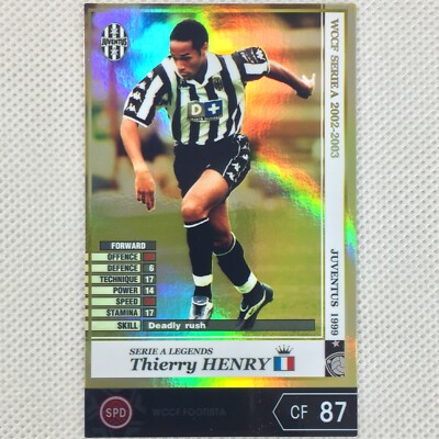 wccf footista 2002-2003 フルコンプ Panini WCCF FOOTISTA 2002-03 Thierry Henry Juventus LEGENDS France