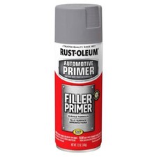CAR Gray Filler Primer SPRAY PAINT 11 Oz Rust-Oleum Automotive Metal Wood 6 PACK