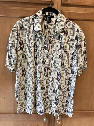 Las Vegas Cash Money Button Down Shirt 