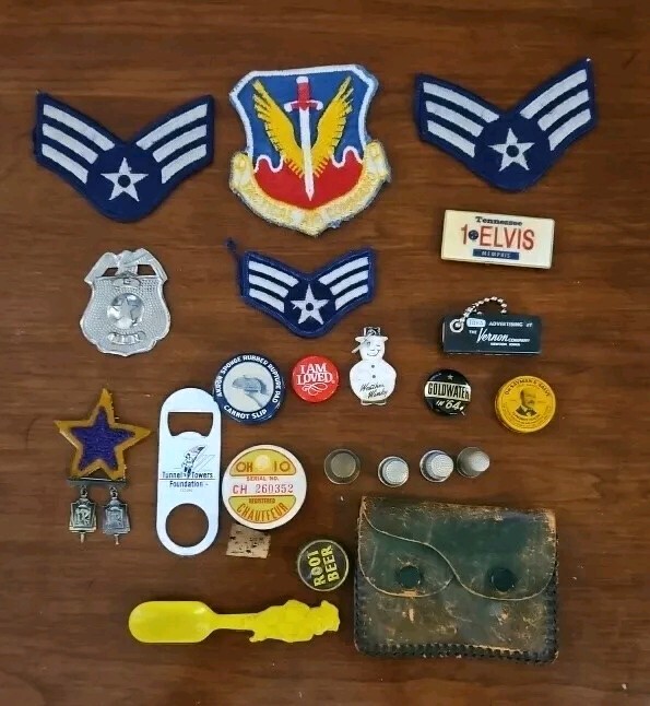 Junk Drawer 23 Peices: Vintage; Miscellaneous Lot, 30's-50's Collectibles 