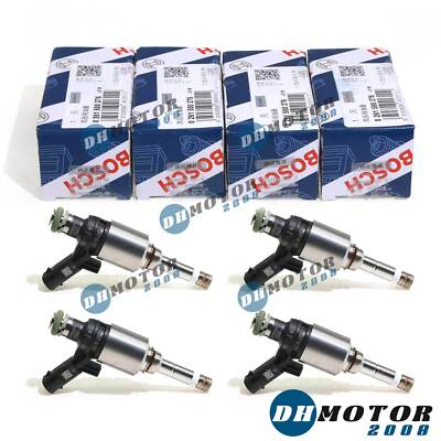 4x Fuel Injectors Nozzles BOSCH OE For VW Golf Passat AUDI A3 A4 A5 TT ...