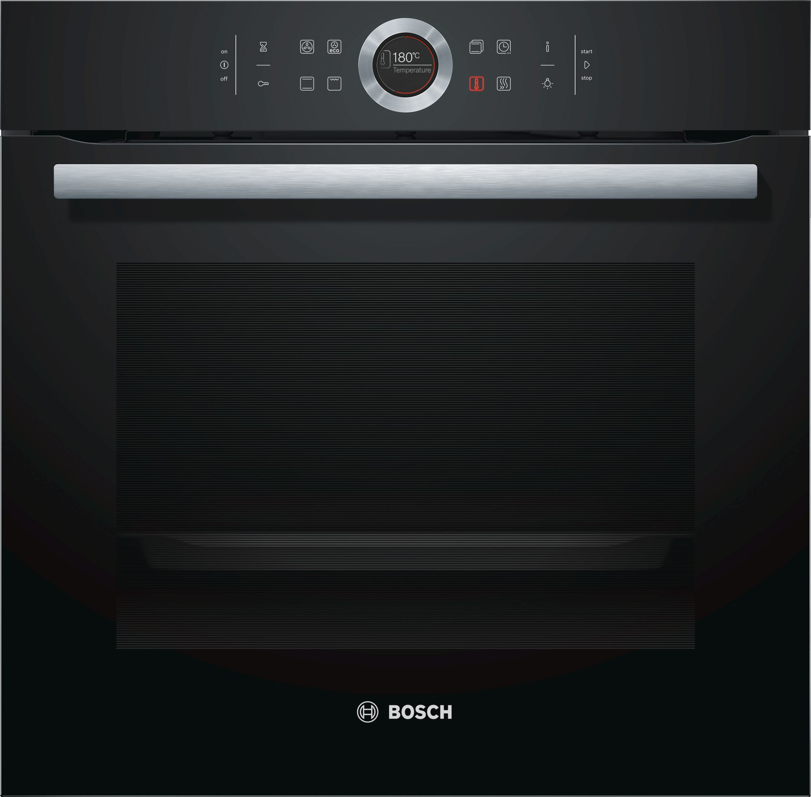 BOSCH SERIE 8 HBG633NB1 FORNO DA INCASSO MULTIFUNZIONE DISPLAY TFT 71 L...