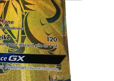 Solgaleo Pokmon card GX golden near mint condition. | eBay Solgaleo Pokmon card GX golden near mint condition. | eBay