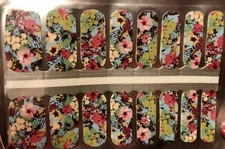 Color Nail Polish Strips, 16ct. Garden Floral. READ DESCRIPTION BELOW 😁