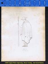 Greek Warrior in his Traveling Dress - 1809 Engraving CLEARANCE