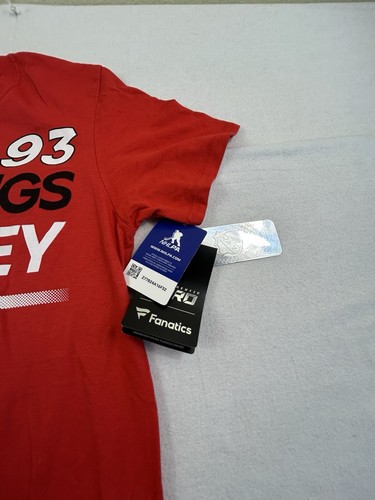 Detroit Red Wings Pro Alex DeBrincat Fanatics Red N&N Jersey T-Shirt Sz Sm - Picture 4 of 5