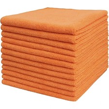Microfiber Cleaning Cloth 16x16 Car Polishing No Scratch Detailing 12 Pac 400GSM