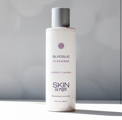 Skin Script Glycolic Face Cleanser 6.4 fl Oz New Sealed! New Label Branding 2026