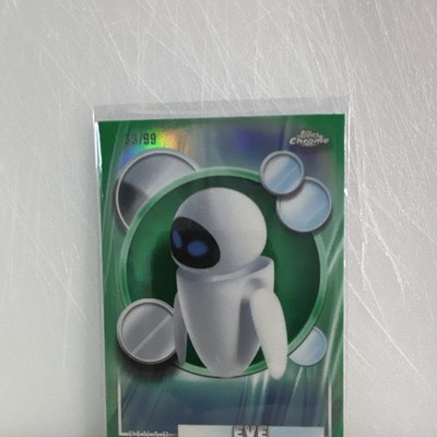 Topps 2026 Topps Chrome Disney Pixar WALL-E EVE #146 Serial Numbered 33/99