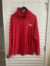 Victoria's Secret Pink Womens Size  XLRed,Long Sleeve, Hooded Tshirt