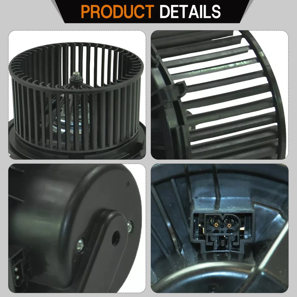 Motor soplador calentador aire acondicionado con jaula ventilador para Dodge Mercedes-benz Sprinter 2500 3500 Foto 2 de 4