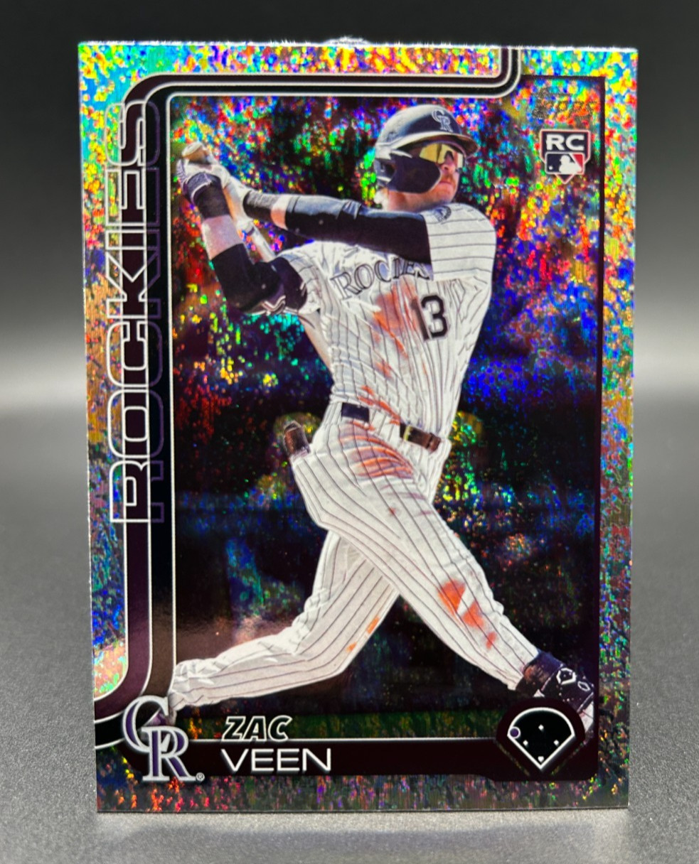 ZAC VEEN (Rookie) - 2025 Topps Update #US286 Rockies - Sandglitter Parallel (RC)