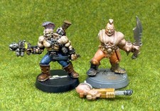 Necromunda: House Goliath - Ganger with Hand Flamer Metal  Plastic Ganger