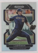 2022 Panini Prizm Draft Picks Silver Prizm Liam Simon #PDP166 7u5