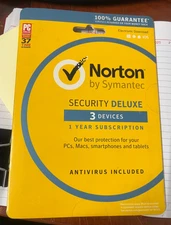 Norton Security Deluxe, 3 Device for Windows/Mac/Andriod/iOS [Boxed]