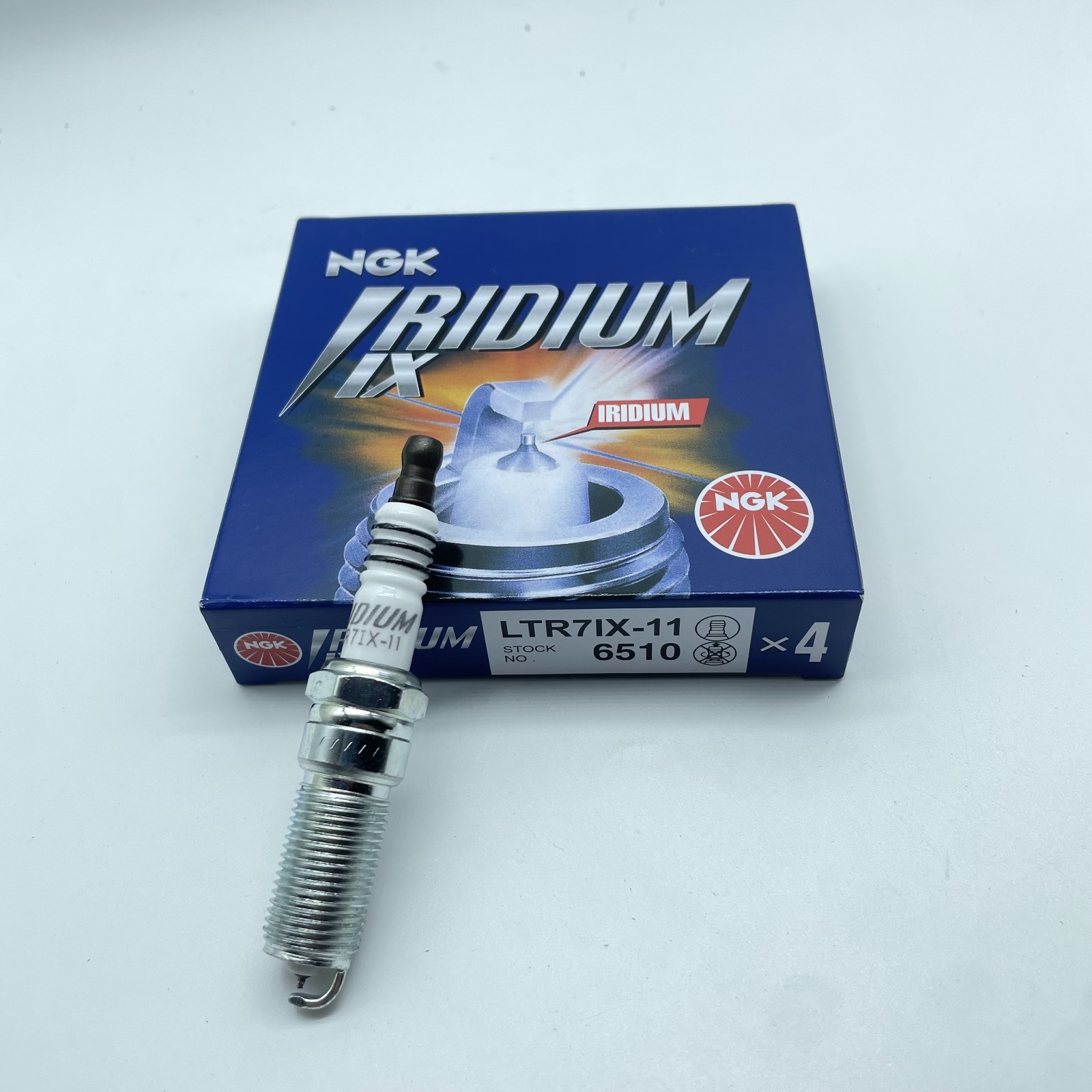 4PCS LTR7IX11 Iridium IX Plug Spark Plugs NGK 6510 LTR7IX-11 Tune For Cadillac
